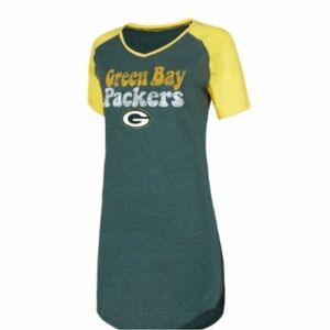 Green Bay Packers Raglan T-Shirt Dress | New with tags. Size: Medium